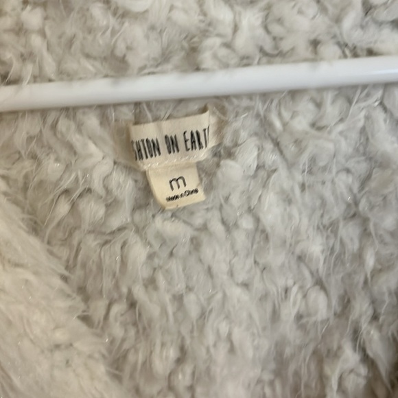 Green Corduroy Sherpa jacket - Picture 3 of 4